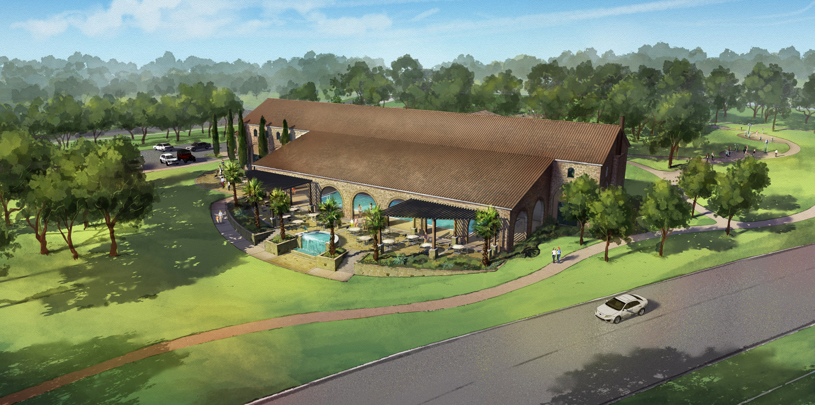 Vintage-Oaks-Amenity-Center-Aerial-Perspective